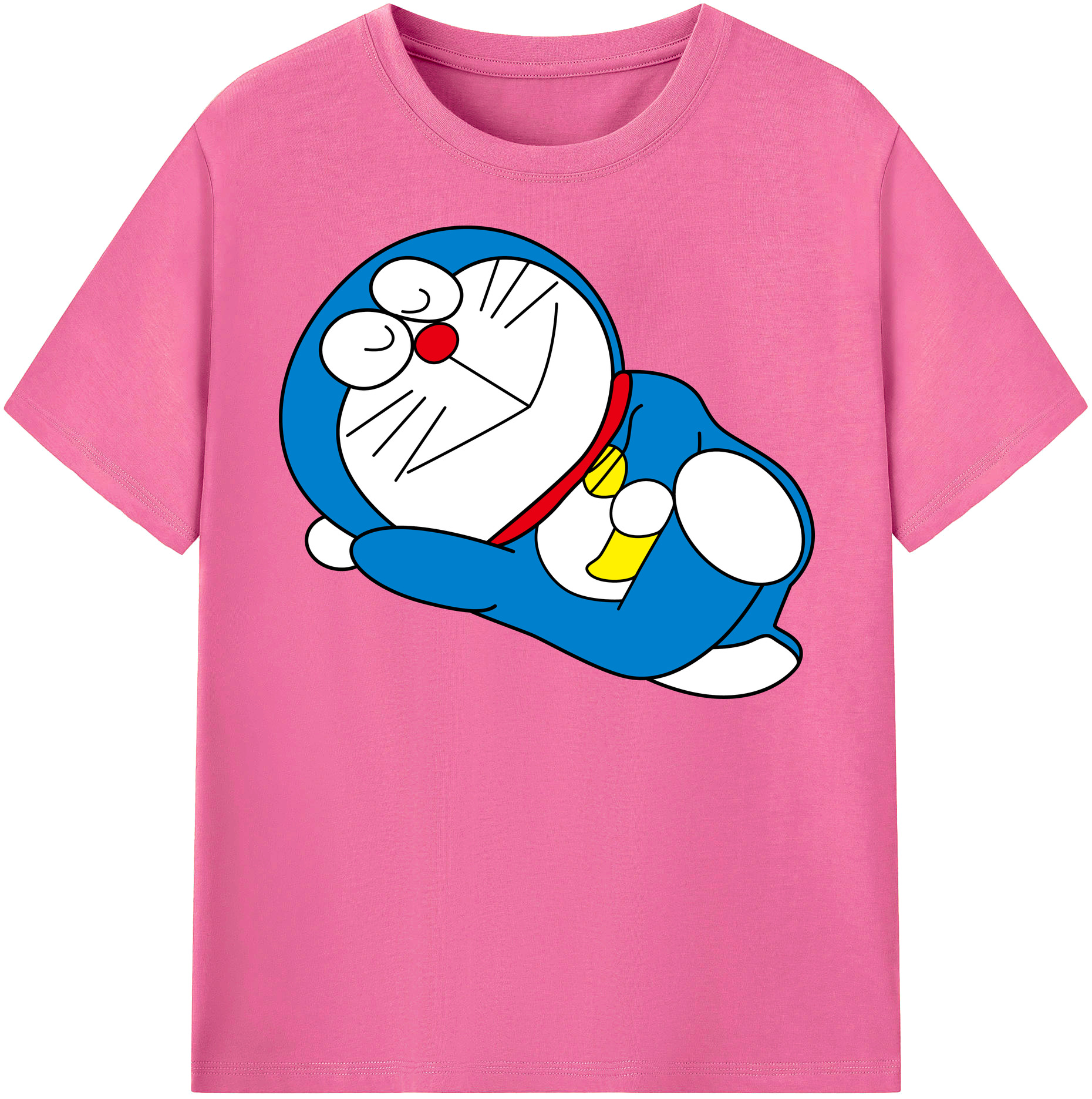 （画像用） ドラえもん Doraemon レディースカジュアルプリントTシャツ（綿100％）